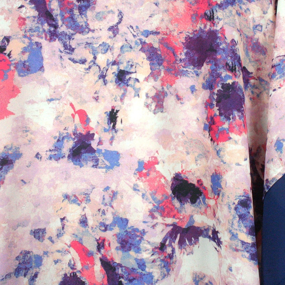 Ava & Viv Floral Poncho Top - Picture 3 of 6